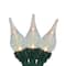 50ct. White Twinkle Flame Tip C5 Mini Christmas Light Set